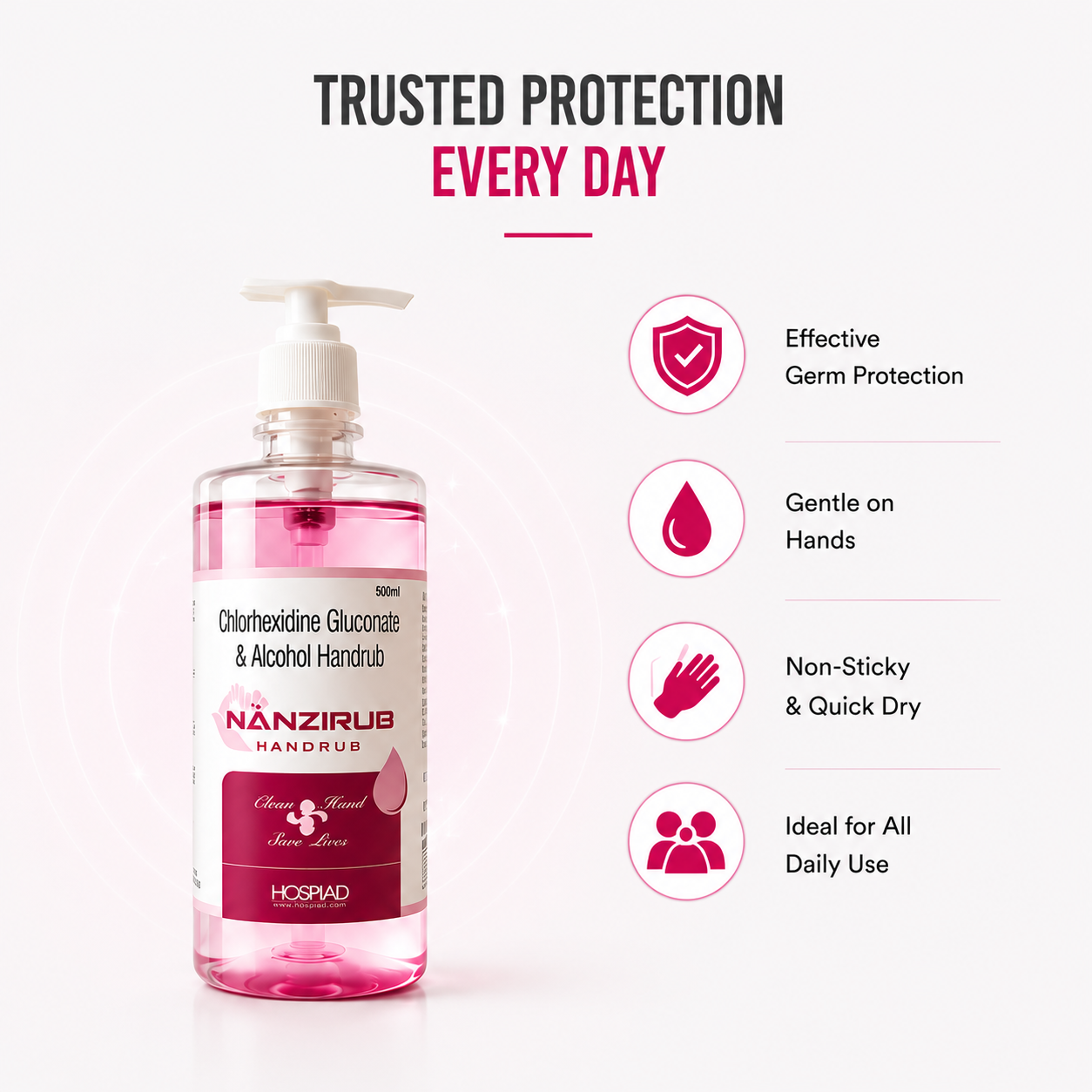 Nanzirub Handrub Disp 500ML