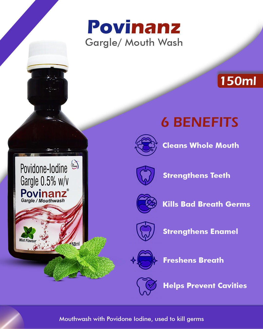 Povinanz Gargle/Mouth Wash