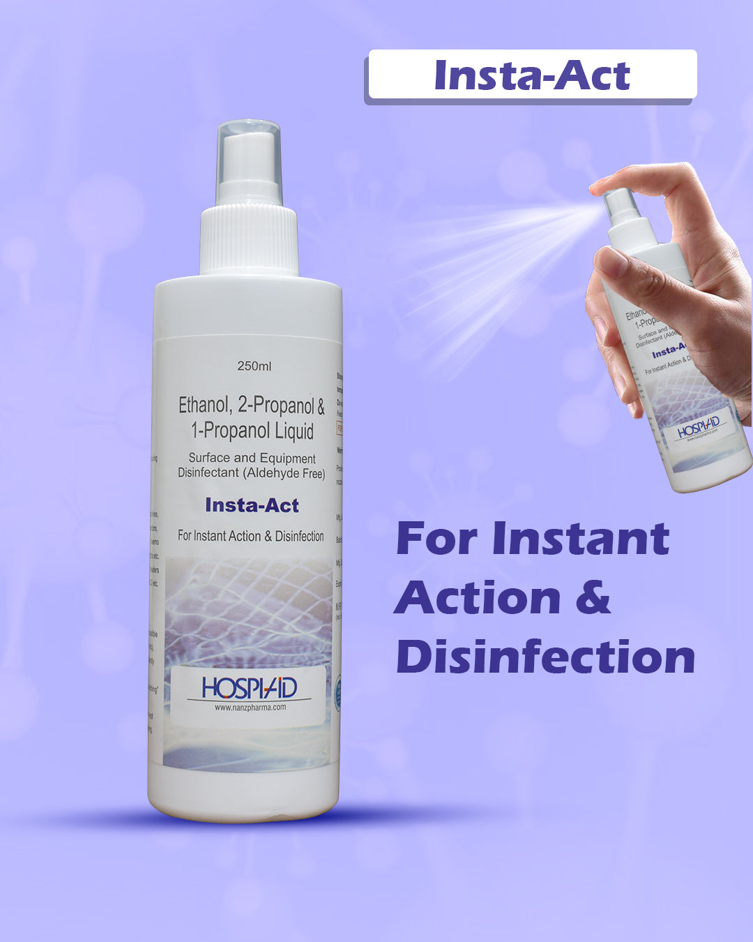Insta-Act Liquid Disinfectant Solution