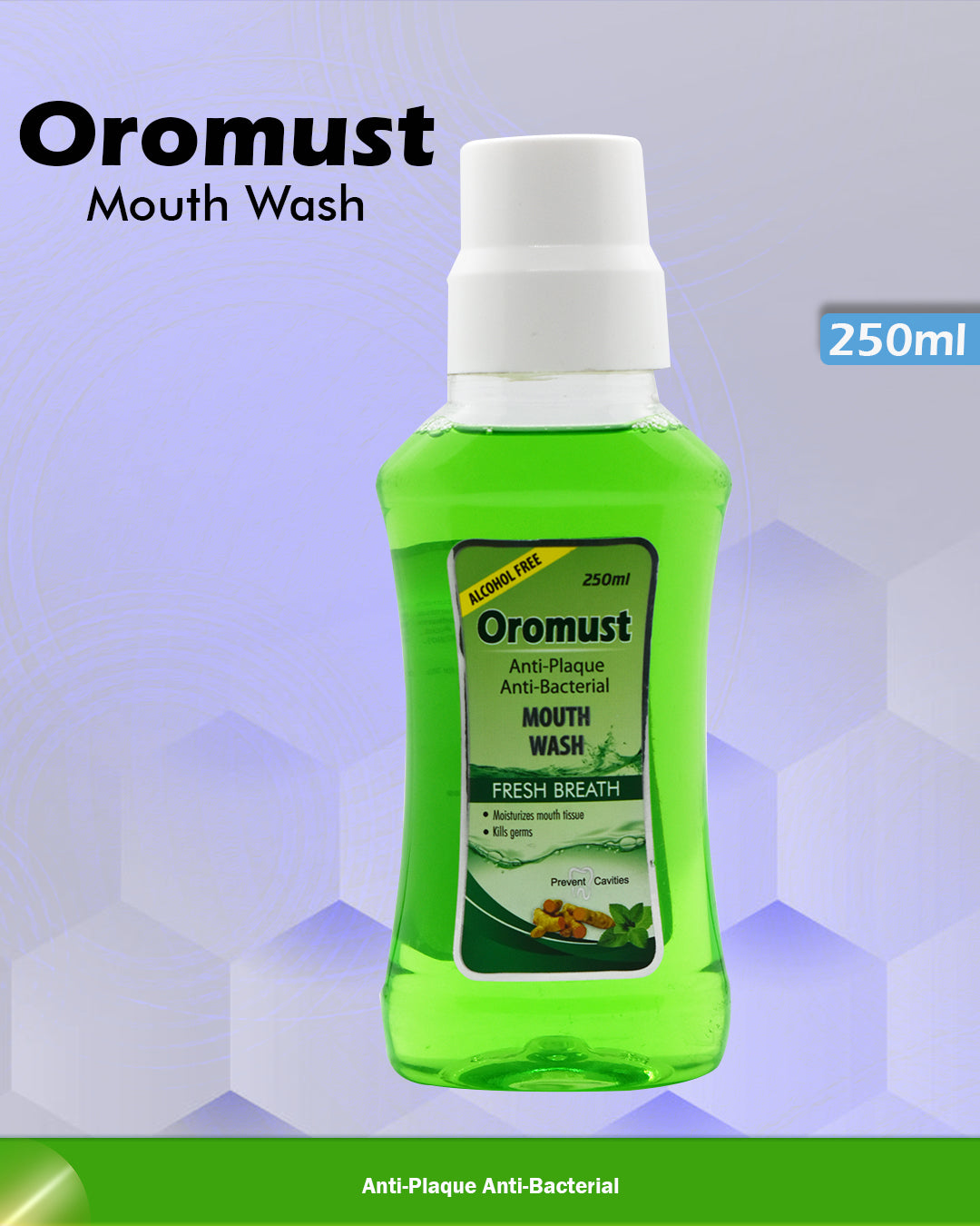 Oromust Anti-Bacterial Mouth Wash