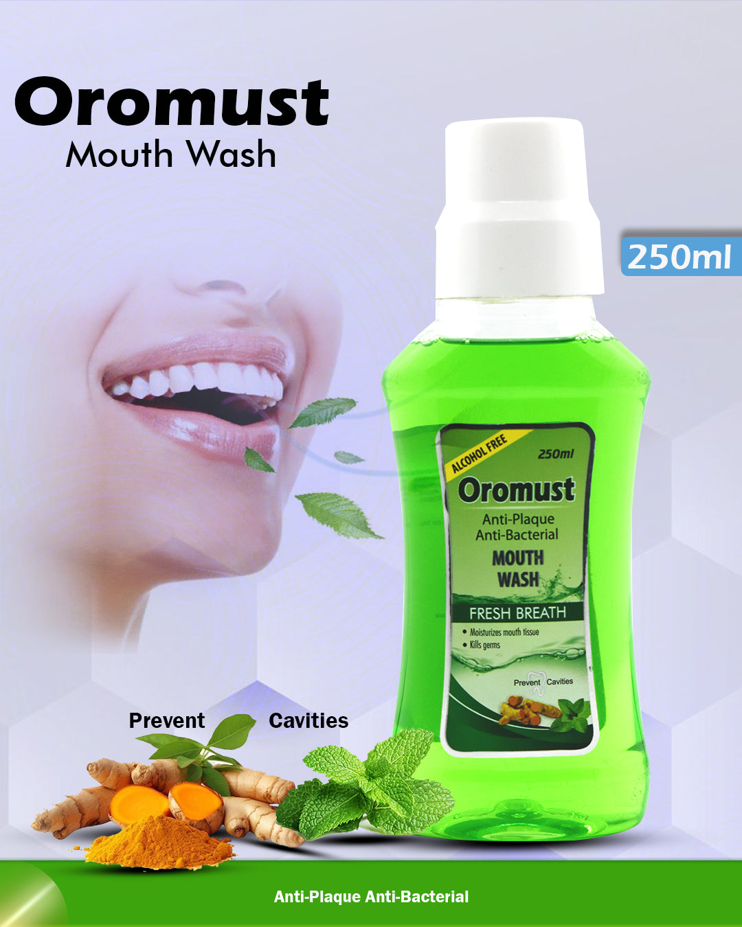 Oromust Anti-Bacterial Mouth Wash