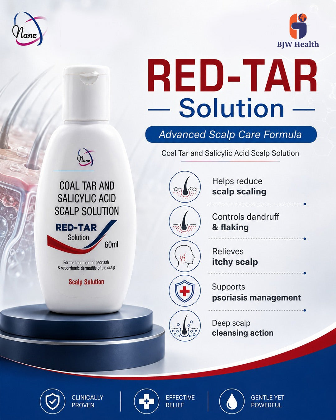 Red Tar Solution 60ml fliptop