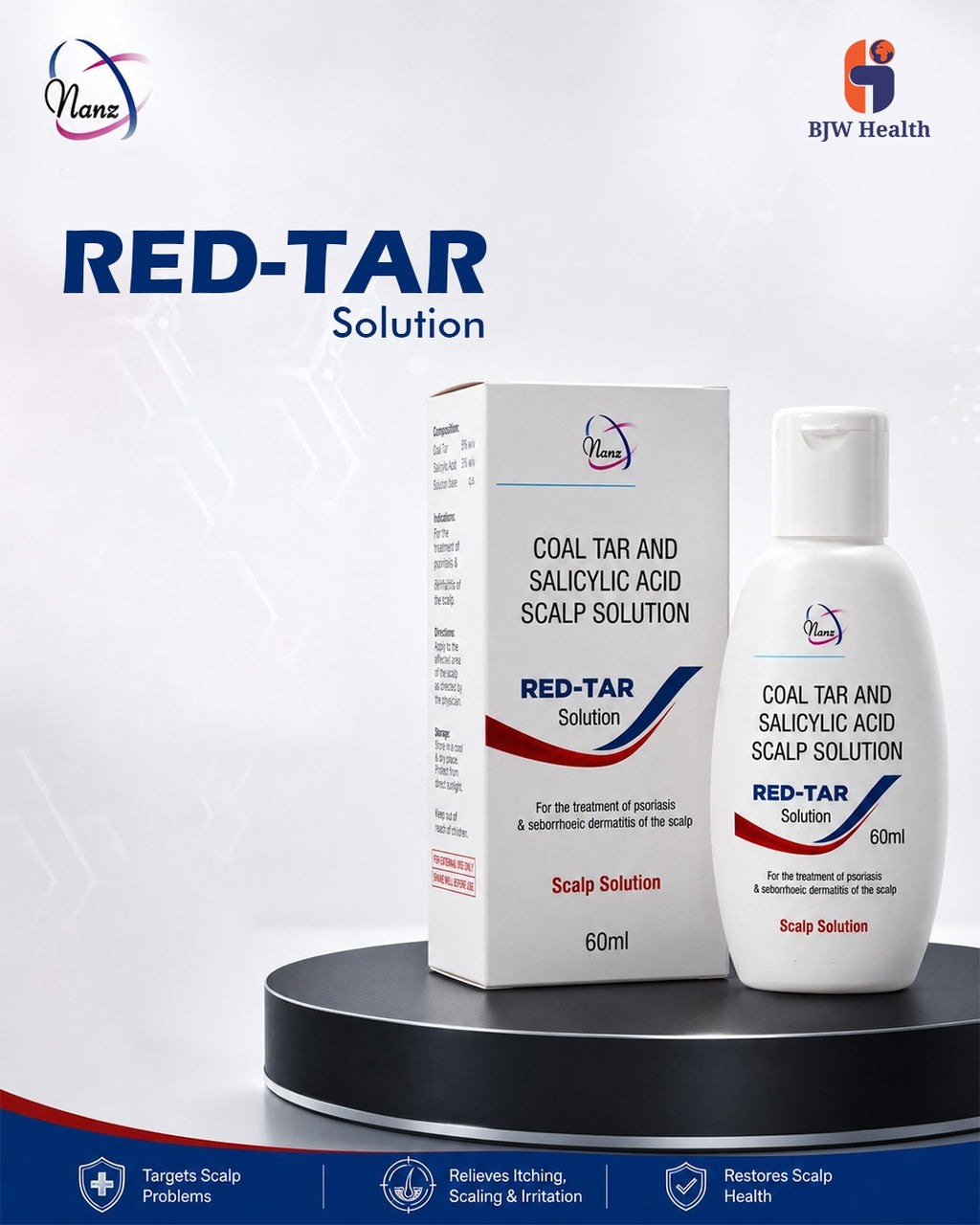 Red Tar Solution 60ml fliptop