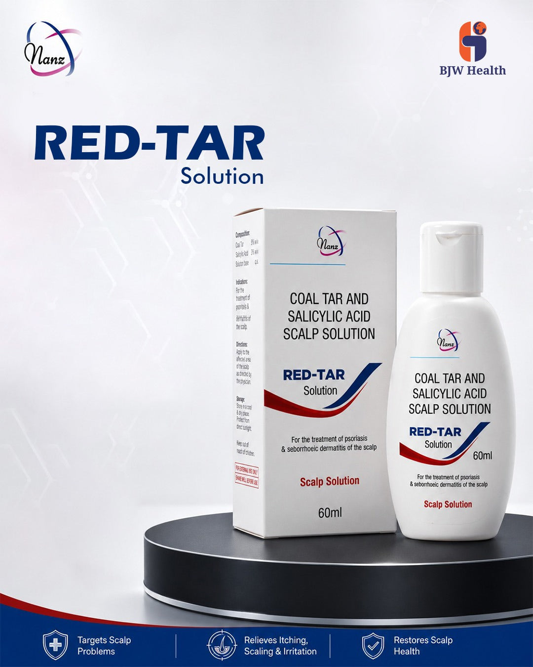 Red Tar Solution 60ml fliptop