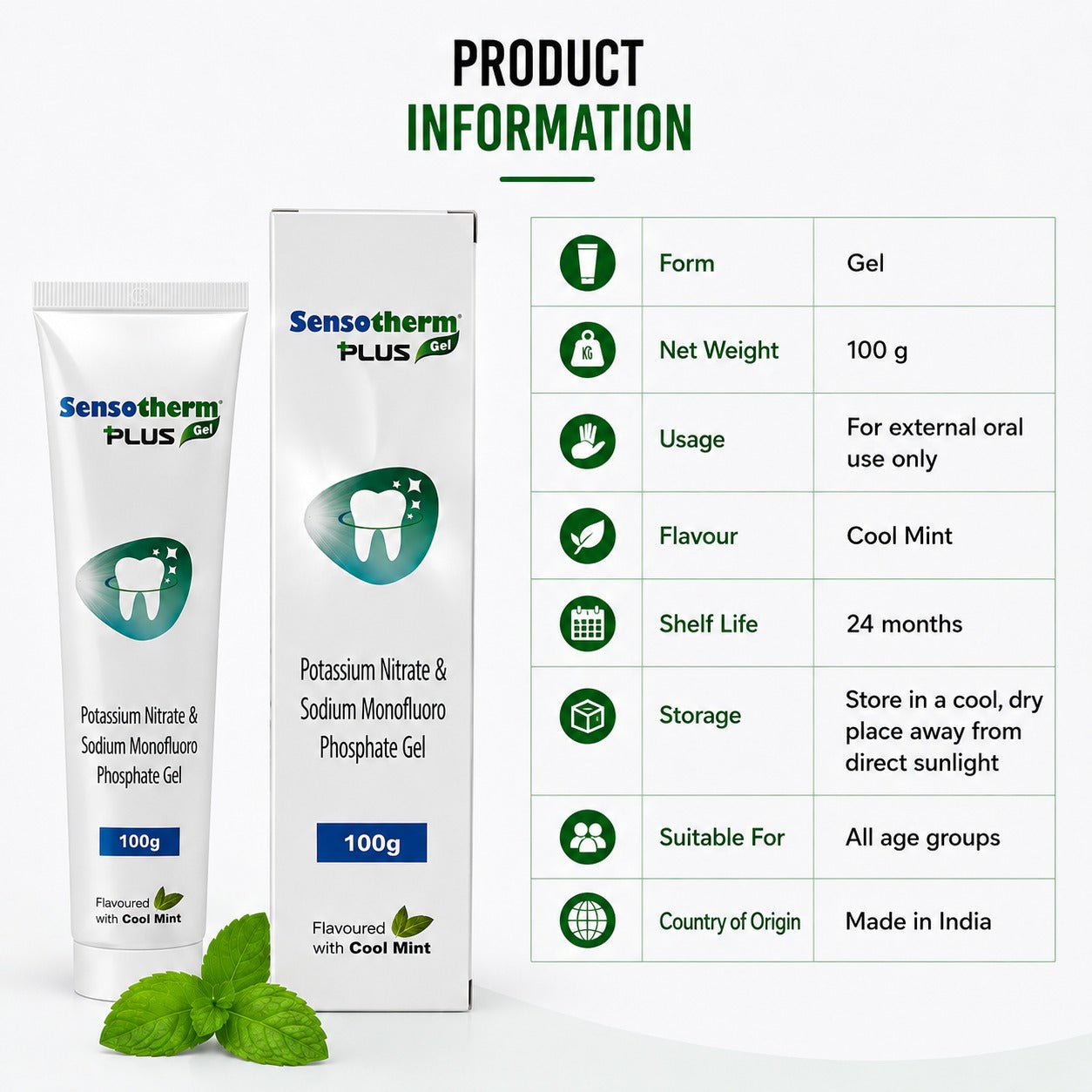 Sensotherm Plus Gel 100gm